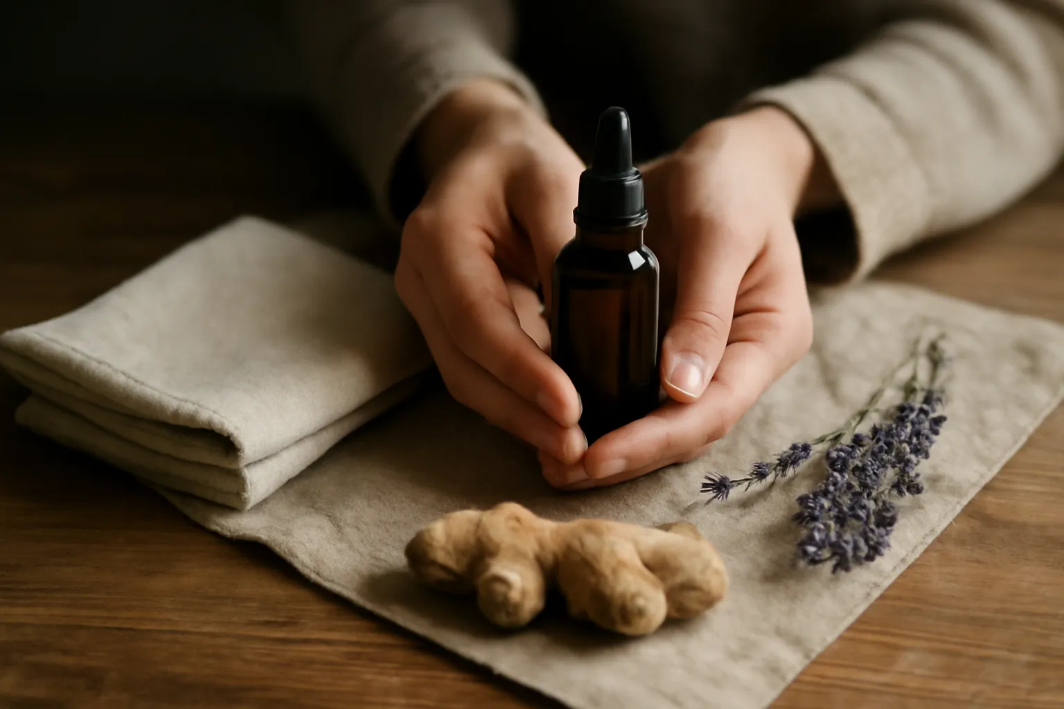 Aromaterapia para o ciclo menstrual: protocolos e blends para cólicas e TPM
